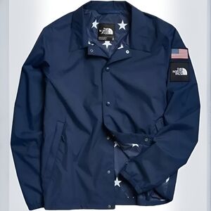 The North Face 2018 Olympic Team USA Gear Men's Navy Coach Jacket Size Large L
